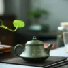 Real Handmade Green Mud Yixing Kung Fu Teapot