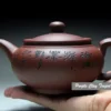 Handmade Chinese Ceramic Purple Clay Kung Fu Teapot