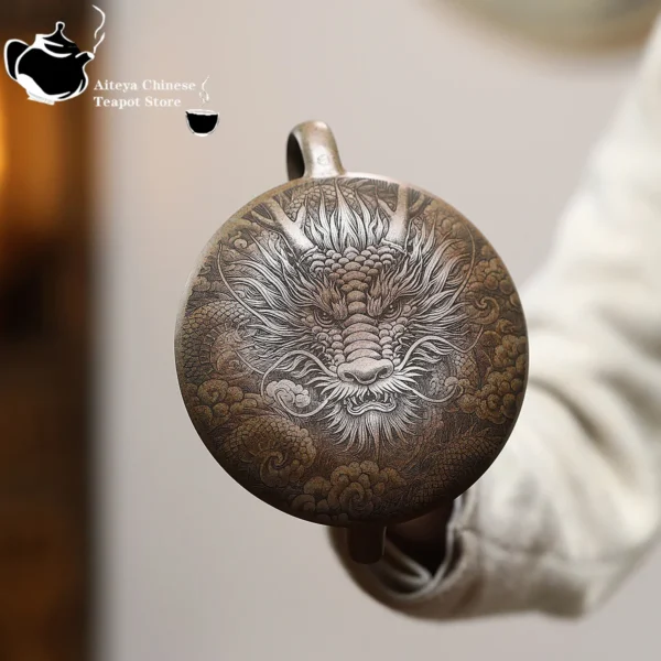 Yixing Wood Fired Agarwood Mud Cloud Furnace Teapot