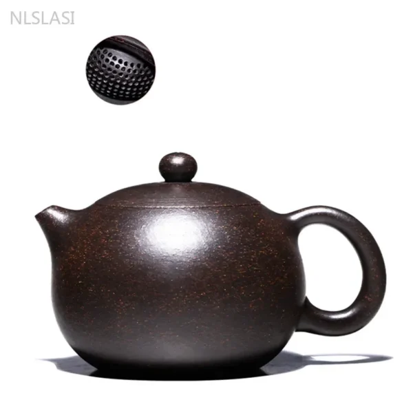 Custom Black Gold Sand Yixing Purple Teapot