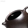 Custom Black Gold Sand Yixing Purple Teapot