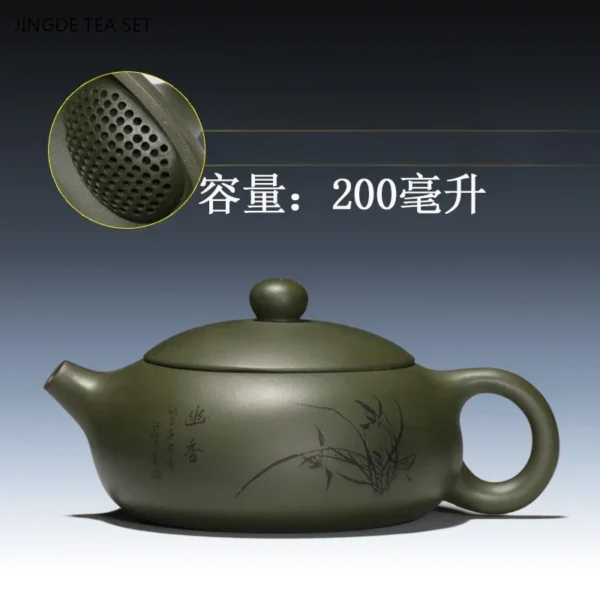 Original Ore Gold Section Mud Ball Hole Teapot