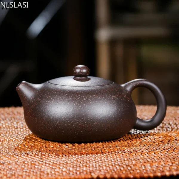 Handmade Xishi Purple Clay Unique Shape Teapot