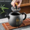 Large Capacity Chinese Yixing Purple Clay Teapot