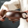 Chinese Yixing Purple Clay Xishi Antique Teapot