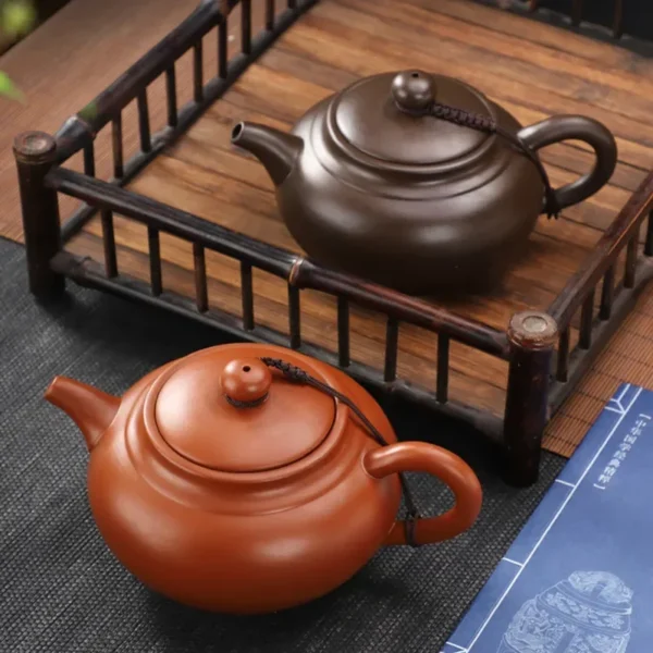 Authentic Yixing Purple Clay Handmade Beauty Teapot