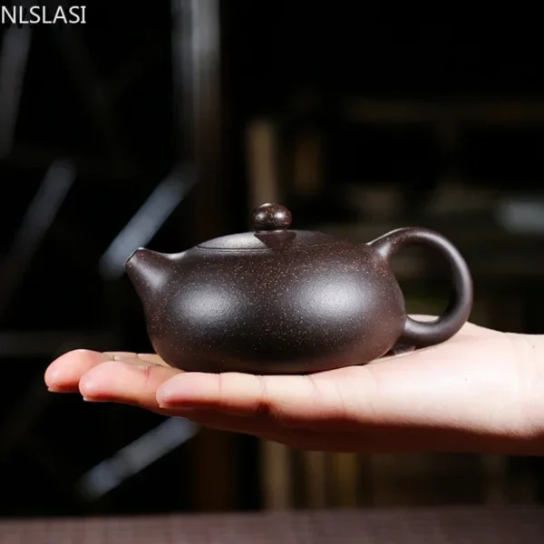 Handmade Xishi Purple Clay Unique Shape Teapot