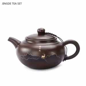 Authentic Yixing Purple Clay Handmade Beauty Teapot