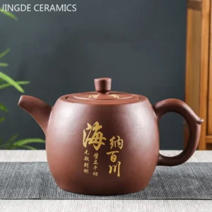 Large Capacity Chinese Yixing Purple Clay Teapot