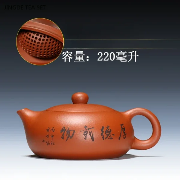 Original Ore Gold Section Mud Ball Hole Teapot