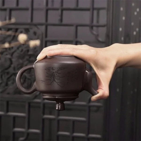 Chinese Yixing Zisha Purple Clay Kungfu Teapot 240ml