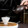 Handmade Xishi Purple Clay Unique Shape Teapot