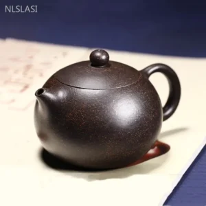 Custom Black Gold Sand Yixing Purple Teapot