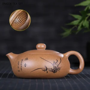 Original Ore Gold Section Mud Ball Hole Teapot