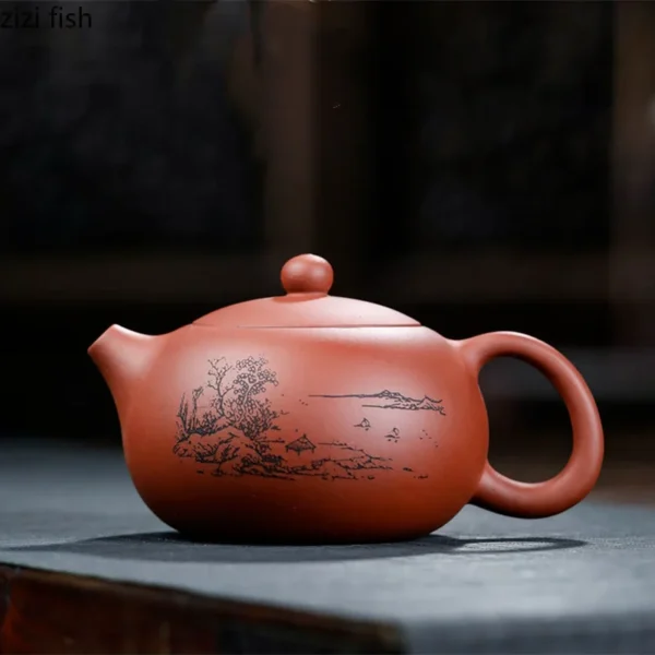 Authentic Yixing Purple Clay Teapot 420ml